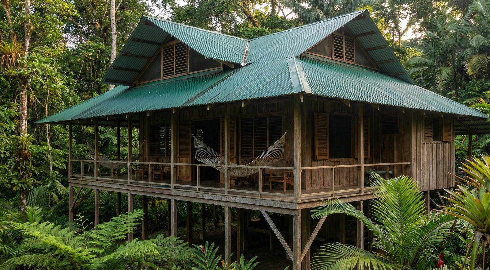 Eco lodge at Finca Santa Rita